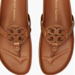 Tory Burch Miller Cloud Thong Sandal in Luggage Color, 9